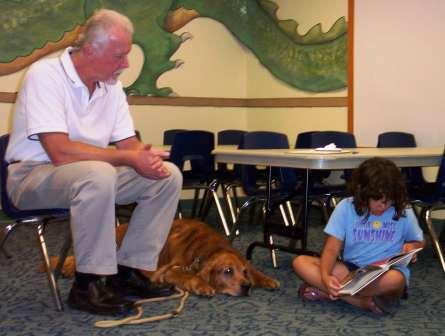 Reading to Buster