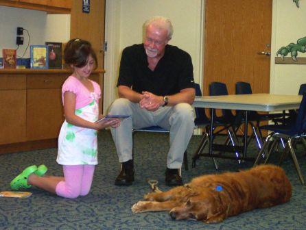 Reading to Buster